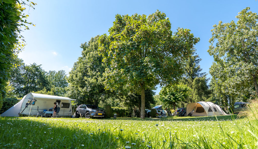 Emplacements du camping la Route Verte en Alsace à Wihr-Au-Val