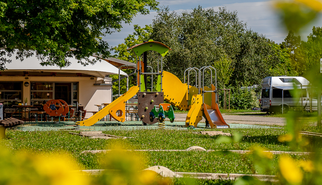 L'accueil du camping Le Vallon de l’Ehnen en Alsace