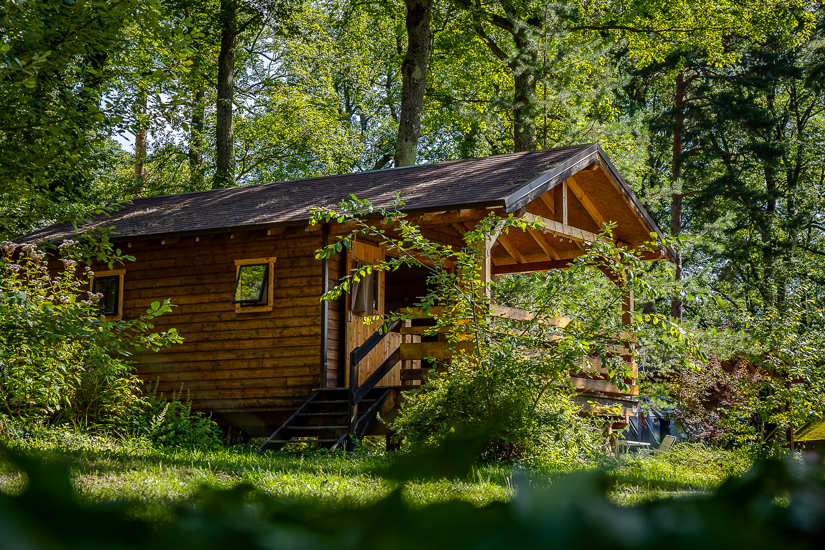 Lodge du camping nature en Alsace Osenbach